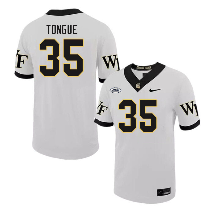 Men-Youth #35 Rushaun Tongue Wake Forest Demon Deacons 2023 College Football Jerseys Stitched Sale-W